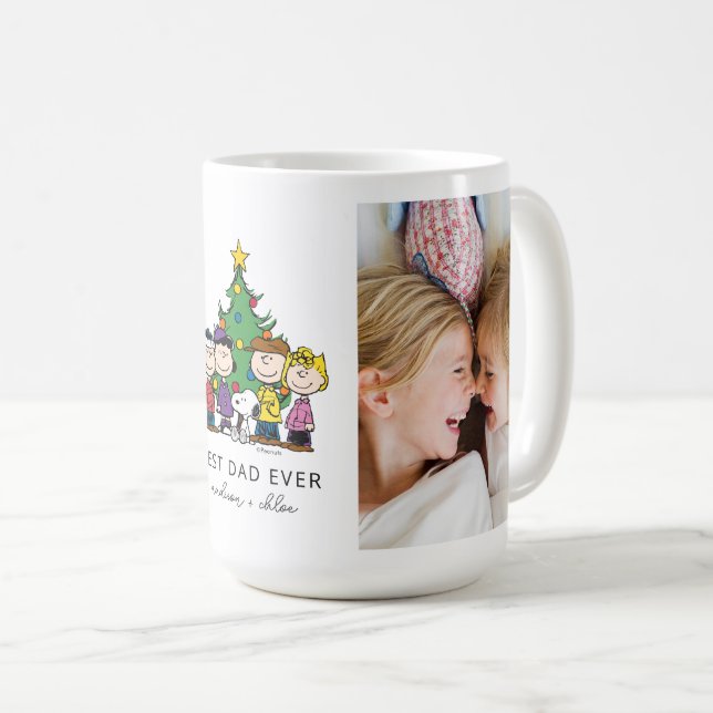 Juljordnötter | Bästa Pappa någonsin-foto Kaffemugg (Framsida höger)