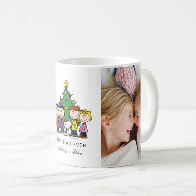 Juljordnötter | Bästa Pappa någonsin-foto Kaffemugg (Framsida höger)