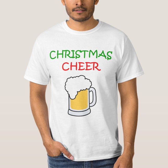 Juljubel med en ölskjorta t shirt (Framsida)