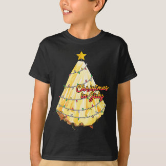 Juljul firande Pineapple Julgran Sommar T Shirt