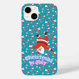 Juljul firande rolig Santa-mönster telefonfodral