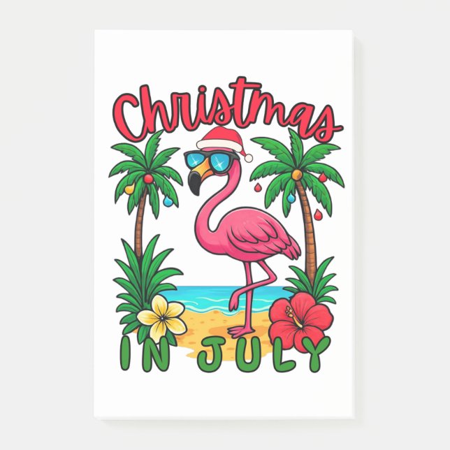 Juljul Flamingo Post-it Block (Framsida)