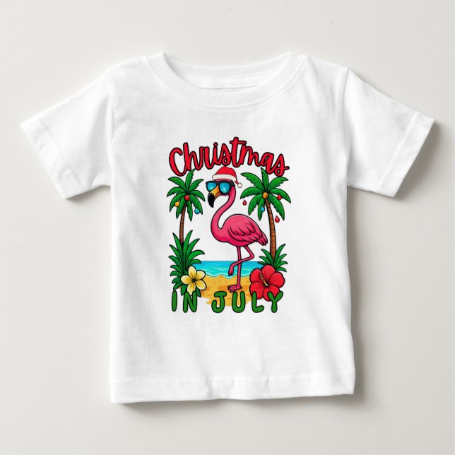 Juljul Flamingo T Shirt (Framsida)