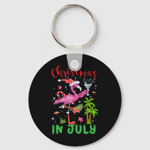 Juljul Flamingo Tomte Sommar Xmas Kvinnor Nyckelring