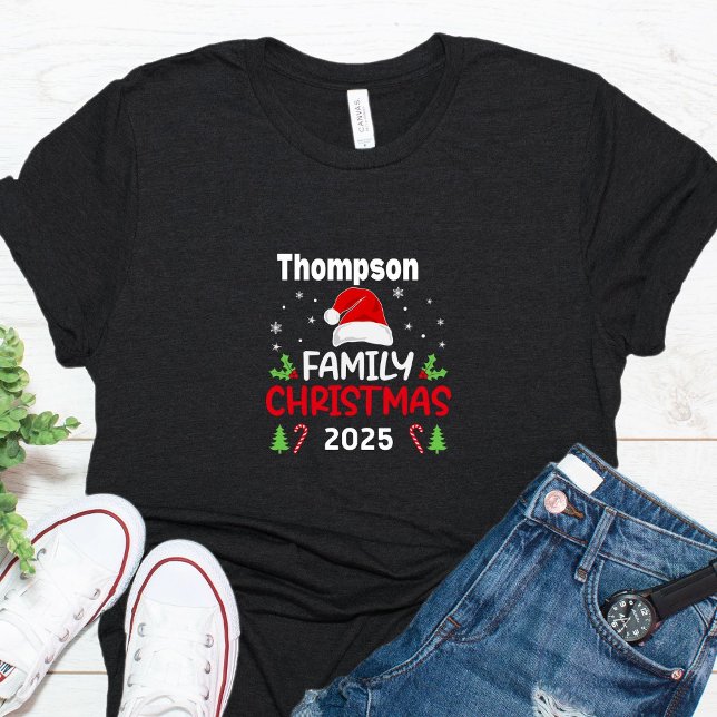 juljul för jultomten Matching Family Namn T Shirt (Skapare uppladdad)