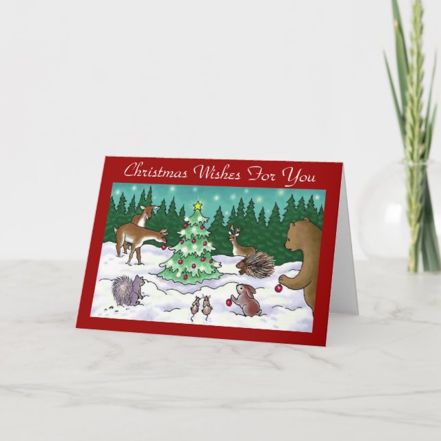 Juljul - hälsningskort helgkort (Framsida)