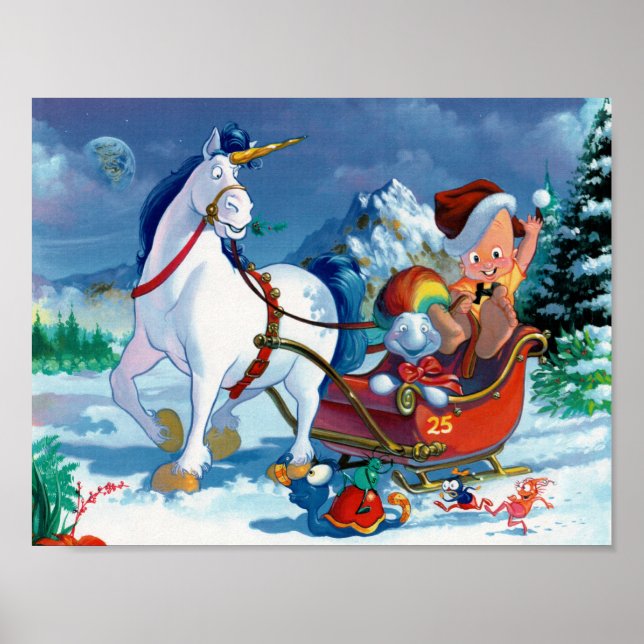 Juljul i tecknad, poster (Framsidan)