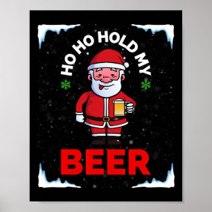 Juljul Jul Ho Ho Håll Min Öl Santa Sommar Poster