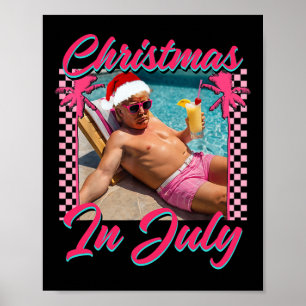 Juljul på Trump Rolig Chillin Santa Hawai Poster
