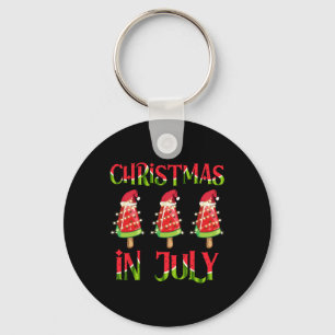 Juljul påsk i vattenmelon Xmas Träd Sommar Män Nyckelring