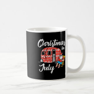 Juljul Santa Camping Rolig Xmas Män Kvinnor Kaffemugg
