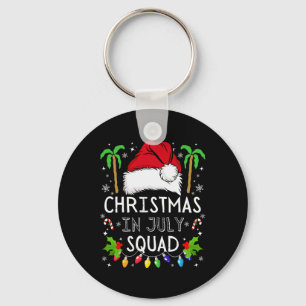 Juljul Squad Rolig Sommar Xmas Män Kvinnor Nyckelring