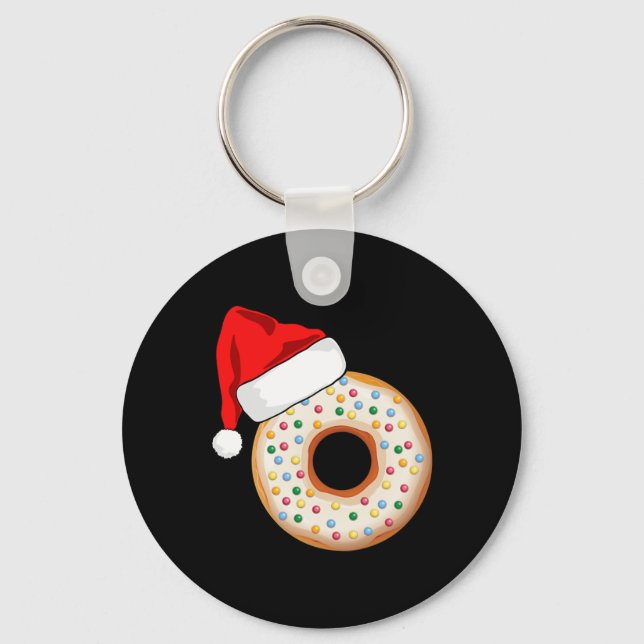 JuljuldonutspridningarTomtehattSommar Nyckelring (Framsida)