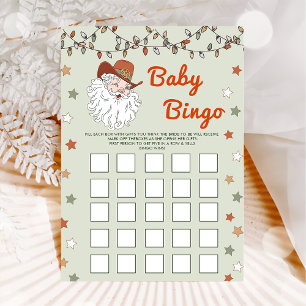 Juljulens Födelsedagsfest Bingo-spelkort Inbjudningar