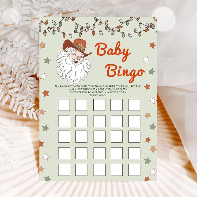 Juljulens Födelsedagsfest Bingo-spelkort Inbjudningar (Skapare uppladdad)