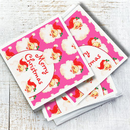 JulJulfesten Jultomten Rosa Pappersservett