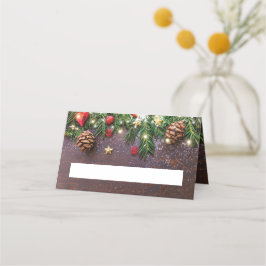 JulJulfesten Rustic Land Placeringskort