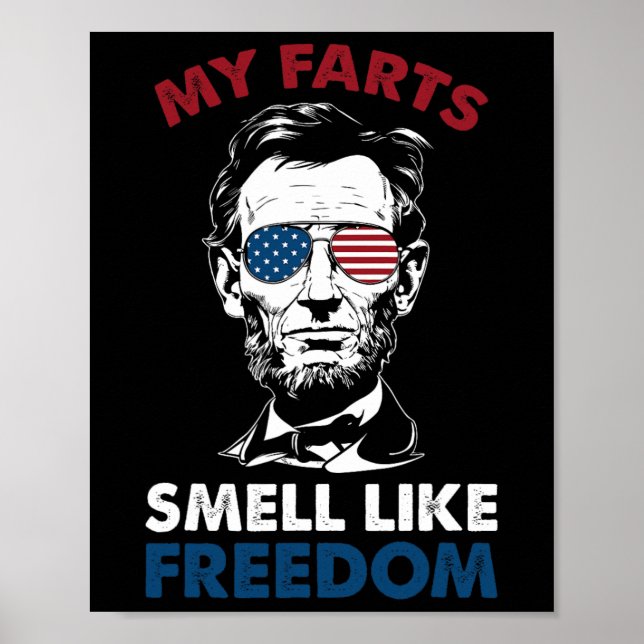 Juljuli: Min farts Smell som Freedom Abraham Linco Poster (Framsidan)