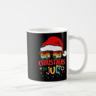 Juljulishirts för män kvinnor barn Santa hatt Kaffemugg
