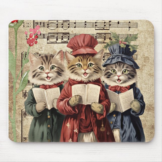 Juljulsande katter musmatta (Framsidan)