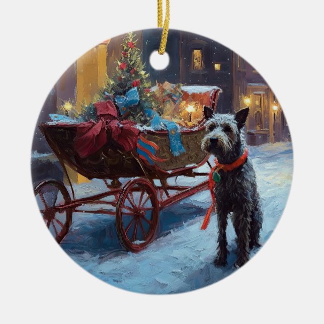 Juljulsäsong för Chesapeake Julgransprydnad Keramik (Framsidan)