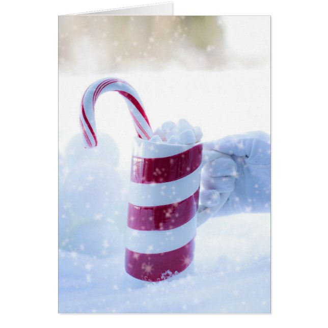 Juljultomten Hälsningskort (Framsidan)