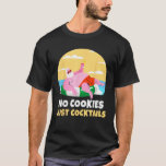 Juljultomten i juli Julafton Cocktail Beach T Shirt<br><div class="desc">Julsommaren i juli Julafton Cocktail Beach Gift</div>