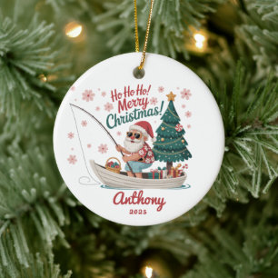 Juljultomten Julgransprydnad Keramik