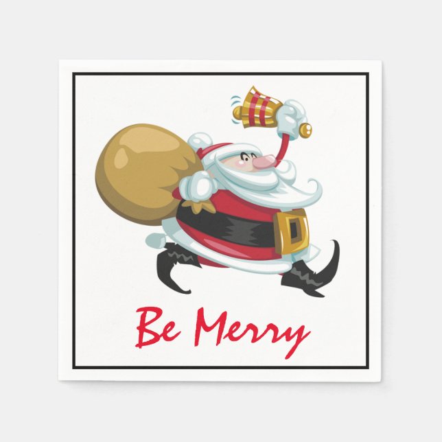 Juljultomten Pappersservett (Framsidan)