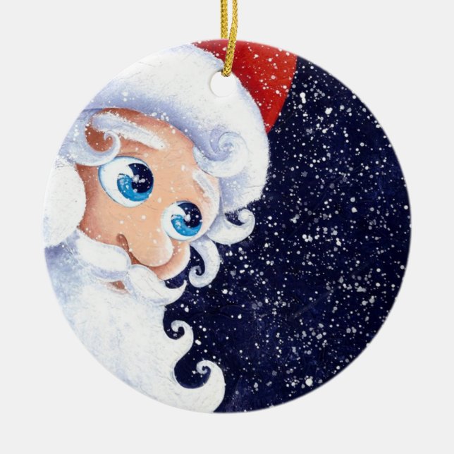 Juljultomtenprydnad Julgransprydnad Keramik (Framsidan)