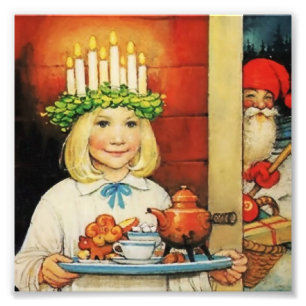 “Julkaffe” av Jenny Nystrom Fototryck