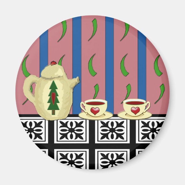Julkaffe eller Tea Magnet (Framsidan)