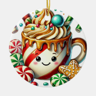 Julkaffe Julgransprydnad Keramik