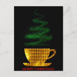 Julkaffe Kopp Helgdag Helg Vykort