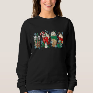 Julkaffe Latte Kaffe Xmas Pyjamas Snömannen T Shirt