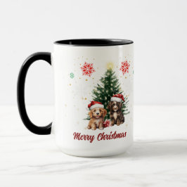 Julkaffe, Mugg, Cute Puppies Mugg