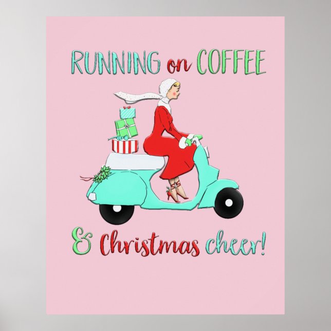 Julkaffe och Cheer Poster (Framsidan)