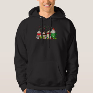 Julkaffe Softboll Baseboll Spel Dag Kaffe Hoodie