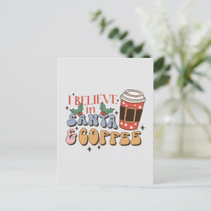 Julkaffe Tomt och kaffe Vykort