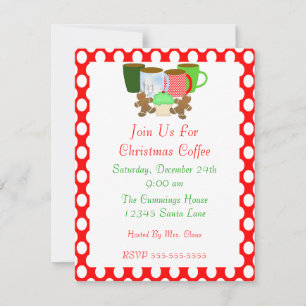 Julkaffeinbjudan Inbjudningar