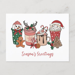Julkaffekakor Jul Postkort Helg Vykort