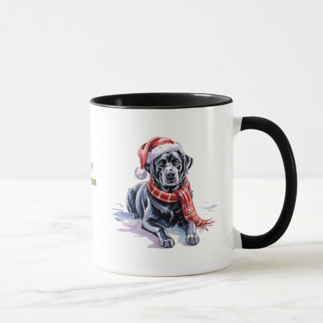 Julkaffekopp för hundälskare/Labrador Mugg (Höger)