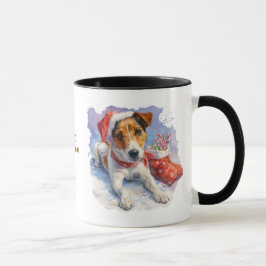 Julkaffekopp för hundälskare mugg