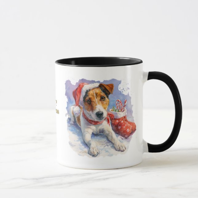 Julkaffekopp för hundälskare mugg (Höger)