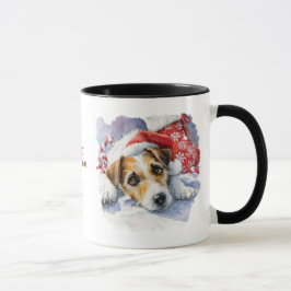 Julkaffekopp för hundälskare mugg