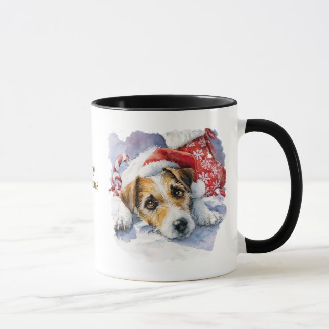 Julkaffekopp för hundälskare mugg (Höger)