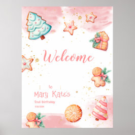 Julkaka 2:a födelsedagen Party Poster