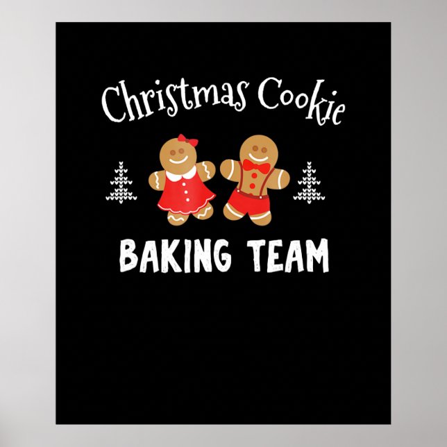 Julkaka, baklag | PEPPARKAKSGUBBE Poster (Framsidan)