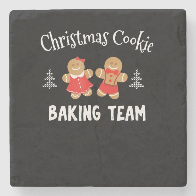 Julkaka, baklag | PEPPARKAKSGUBBE Stenunderlägg (Framsidan)