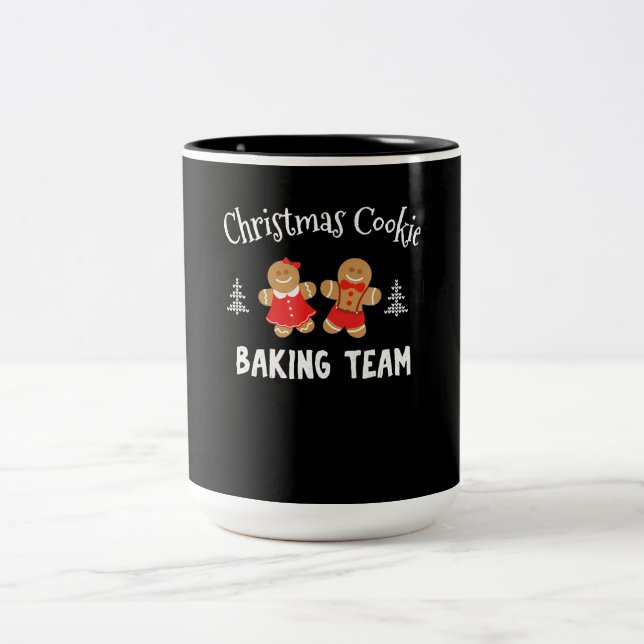 Julkaka, baklag | PEPPARKAKSGUBBE Två-Tonad Mugg (Center)